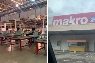 ¡DEVASTADOR! Difunden lamentables imágenes de Makro San Cristóbal que refleja el declive de la cadena desde su intervención en 2017