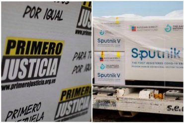 ¡LE CONTAMOS! Primero Justicia exige al régimen transparencia en el proceso de vacunación con la Sputnik V