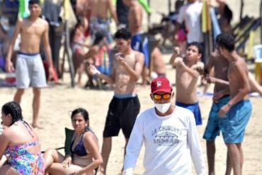 ¡VEA! Así de abarrotadas estarían playas de La Guaira durante el asueto de carnaval (Cero distanciamiento social) (+Videos de terror)