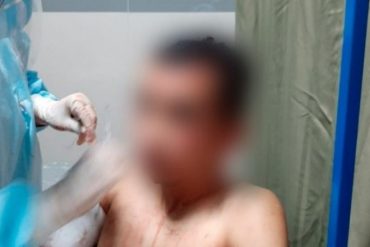 ¡ESTO SE SALIÓ DE LAS MANOS! Atacan a un joven venezolano con un pico de botella en Perú (+Imágenes fuertes)