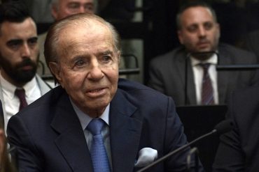 ¡ÚLTIMA HORA! Falleció a los 90 años el expresidente argentino Carlos Menem: “En dictadura fue perseguido y encarcelado”