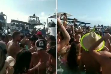 ¡MÍRELA! La supuesta “coronaparty” playera en Tucacas que generó polémica en redes: cero distanciamiento social (+Video de espanto)