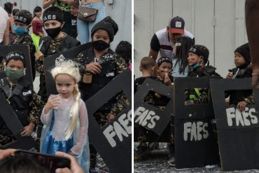 ¡MIRE! Vengadores, princesas, animalitos y las FAES: Los disfraces que destacaron en Sabana Grande durante los Carnavales 2021 (+Fotos)