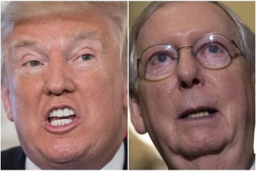 ¡SE MOLESTÓ! Trump instó a los senadores republicanos a echar a Mitch McConnell como su líder en el Senado: lo tildó de “severo, hosco y serio”