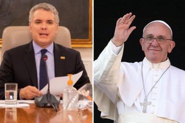 ¡LE MOSTRAMOS! Duque respondió a agradecimiento del papa Francisco: “Nuestro compromiso con nuestros hermanos venezolanos es indeclinable”