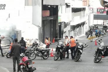 ¡QUÉ PELIGRO! Hallaron un presunto artefacto explosivo en el centro de Caracas (+Fotos)