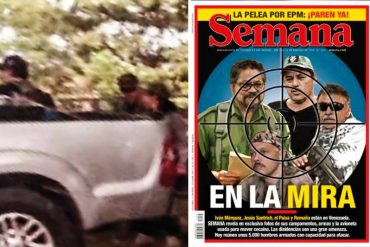 ¡ESCANDALOSO! Armados y con ropa militar: Las imágenes de jefes disidentes de las FARC en Venezuela que difundió la revista Semana