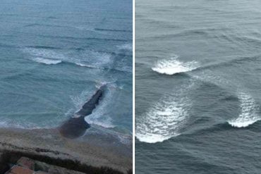 ¡IMPRESIONANTE! “Olas cuadradas”: El fascinante y peligroso fenómeno que se puede observar en mar abierto y cerca de la costa (+Fotos)