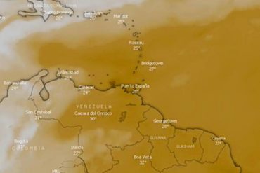 ¡PENDIENTES! Polvo del Sahara causará en Venezuela calima, supresión de lluvias y podría afectar a personas alérgicas (+Recomendaciones para protegerse)