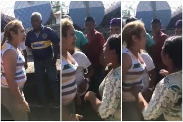 ¿QUÉ TAL? Denuncian que presunta alcaldesa chavista de Amazonas golpeó a ciudadanos que protestaban por gasolina (+el video indignante)