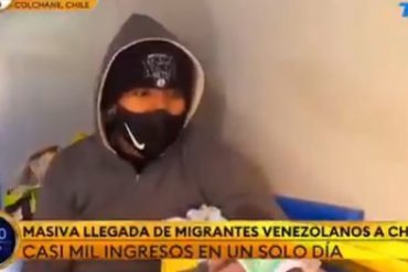 ¡DESGARRADOR! Padre del niño venezolano que se desmayó tras llegar a Chile, entre lágrimas: “Mil disculpas, pero la necesidad nos obliga” (+Video)