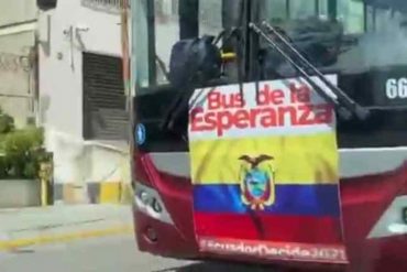 ¡NO ES SORPRESA! Denuncian intromisión de Maduro en comicios de Ecuador: facilitó autobuses para trasladar a votantes a la embajada (hacían campaña a favor del izquierdista)