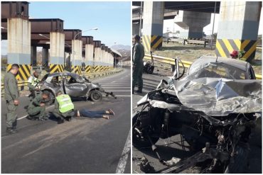 ¡SE LO MOSTRAMOS! Militar involucrado en un aparatoso accidente de tránsito en la ARC (+Fotos)