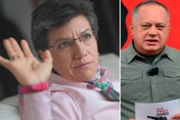 Diosdado Cabello «descargó» a la alcaldesa de Bogotá por pedir al chavismo que actué contra el Tren de Aragua