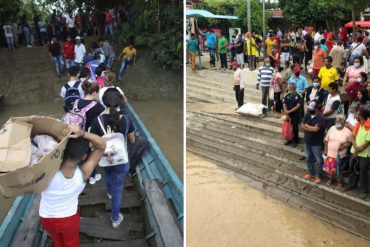 ¡INJUSTO! Así llegaron cientos de venezolanos desplazados a Arauquita tras enfrentamientos en Apure: en VTV dicen que fue “simulado” (+Fotos)