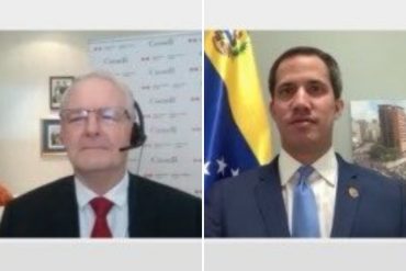 ¡ENFÁTICOS! Guaidó y el canciller de Canadá llamaron a incrementar la presión internacional y a afianzar la alianza contra “la dictadura” de Maduro