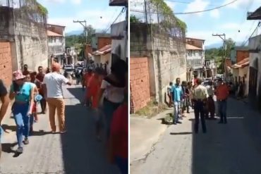 ¡VEA! Así sancionaron a un grupo de habitantes en Los Teques por no usar tapabocas (+Video)