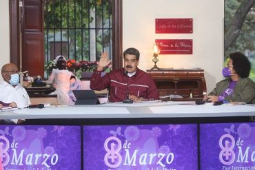 ¡SEPA! Maduro promete “hacer draconianas” las penas contra aquellos “que toquen a la mujer hasta con el pétalo de una rosa” (+Video)