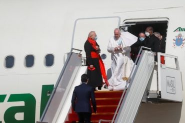 ¡EN DESARROLLO! El Papa Francisco inicia este #5Mar su histórica visita a Irak: estará en las ciudades de Mosul y Qaraqosh (+Fotos)