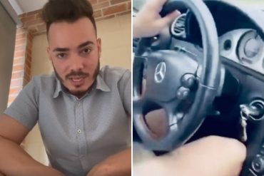 ¡LO DIJO! “Es de un conocido”: nieto de Fidel Castro negó ser dueño de un Mercedes-Benz y dijo que el video se lo “robaron” de un estado de WhastApp (+Video)