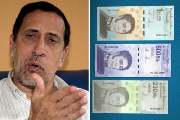 ¡REVELADOR! José Guerra cree que nuevos billetes fueron impresos hace un año y no los habían querido poner en circulación