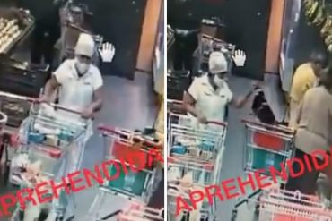 ¡SEPA!  Detenida una mujer que robaba a clientes desprevenidos en un supermercado de El Llanito (+Video)