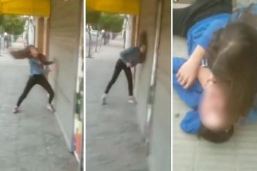 ¡TERRIBLE! Mujer agredió a su novio hasta desmayarlo y después ella se golpeó la cabeza contra la pared para acusarlo de violento (+Video fuerte)