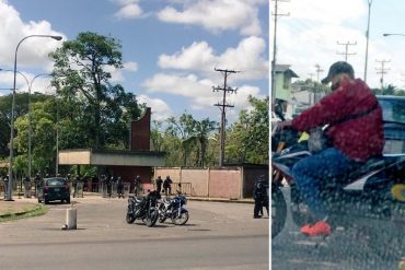 ¡LO ÚLTIMO! Presuntos colectivos armados y organismos represores del régimen rodean sede de la UDO en Maturín: diputados de la AN deseaban realizar un recorrido en el lugar