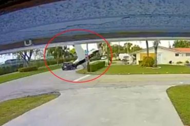 ¡ESTREMECEDOR! El impactante momento en el que una avioneta cayó sobre un carro en marcha en Florida: Tres personas muertas, incluido un niño (+Video)
