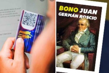 ¡ENTÉRESE! Régimen inicia entrega del bono Juan Germán Roscio a través del sistema patria  (+El monto es poco más de $3)