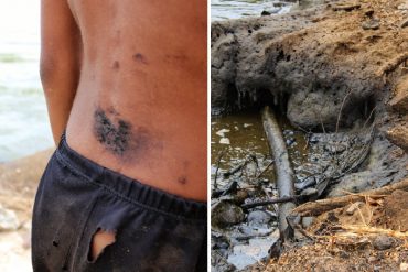 ¡MIRE! Diputados legítimos constataron y denunciaron contaminación en el Lago de Maracaibo por los frecuentes derrames petroleros (+Fotos y videos)