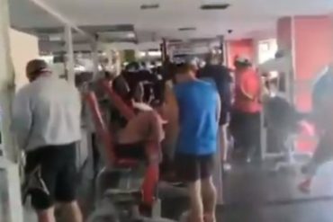 ¡VÉALO! Detenidas más de 20 personas por incumplir la cuarentena en un gimnasio en Maracay (+Video)