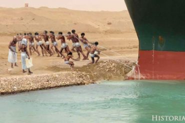 ¡SE LOS MOSTRAMOS!  Los mejores e imperdibles memes que dejó el atascamiento del portacontenedores Ever Given en el Canal de Suez