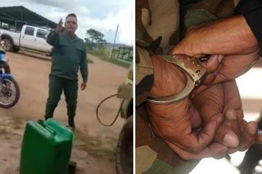 ¡ENTÉRESE! Detenido el militar involucrado en video viral grabado por un soldado que se negó acatar la orden de extraer gasolina de un vehículo de la GNB