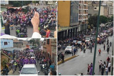 ¡DA TEMOR! Critican masivas concentraciones de personas en Caracas para ver al Nazareno este Miércoles Santo: “Somos realmente irresponsables” (+Fotos)