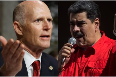 ¡ASÍ LO DIJO! Rick Scott sobre Maduro: “Es un criminal, un matón. Está moviendo su país con el tráfico de drogas. Esto es desagradable” (+Video)