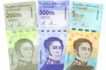 ¡SE LO MOSTRAMOS! En detalle: Así son los tres nuevos billetes del cono monetario cuya inclusión anunció el BCV este #05Mar (+Imágenes)