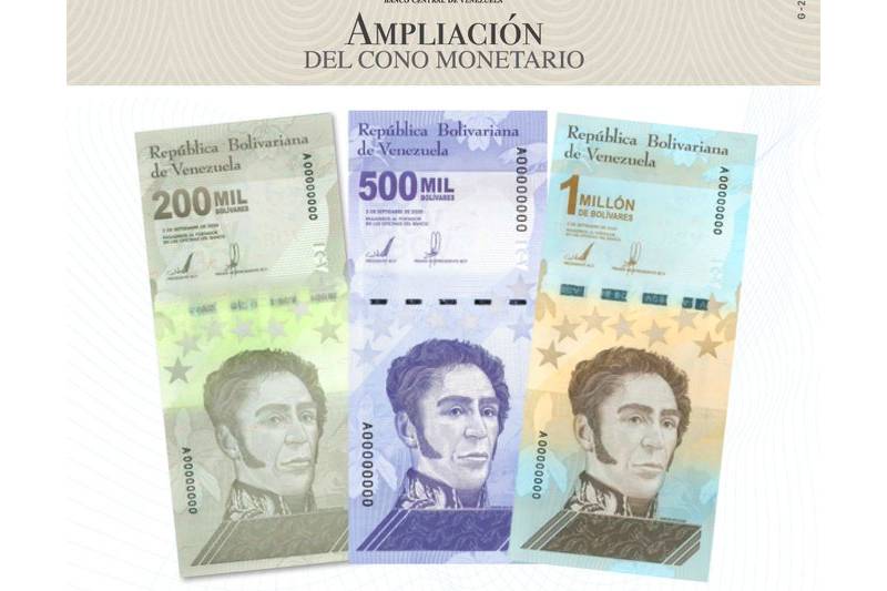 ampliación cono monetario venezuela