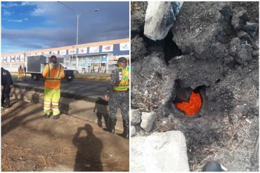 ¡ENTÉRESE! Colapsó un poste de alta tensión en Valencia por “calentamiento en su base”: causó teorías y preocupación en redes (+fotos y video)