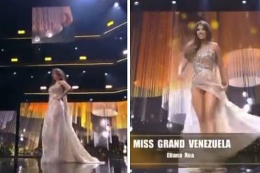 ¡LE CONTAMOS! Desmienten que Miss Grand Venezuela haya mostrado sus partes íntimas por error en pleno desfile (+Video)