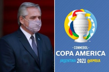 ¡SE LO CONTAMOS! Alberto Fernández puso en duda la realización de la Copa América 2021: “Quiero que seamos muy sensatos, muy cuidadosos”