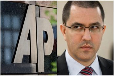 ¿NO LE DA PENA? Arreaza armó nueva pataleta, esta vez contra la agencia AP: les exigió “objetividad y rigor” en su cobertura sobre Venezuela