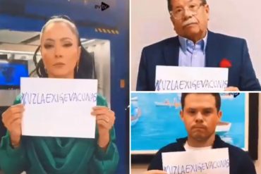 ¡VEA! Artistas y periodistas venezolanos en el exterior se unen en campaña para exigir vacunas para Venezuela (+Video)