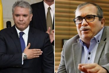 ¡CONTROVERSIAL “La lucha de las FARC es la misma lucha de Maduro y la que tuvo Chávez”: El mensaje de Timochenko para exigir a Duque que dialogue con el régimen