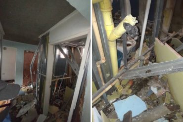 ¡TERRIBLE! Explosión de gas generó destrozos en apartamento de un complejo residencial de la GMMV en Caracas: “No quieren denunciar para no ser perjudicados”