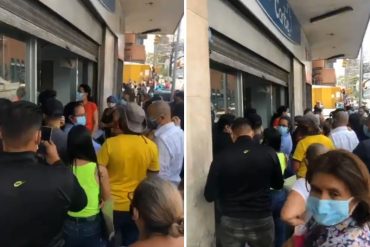 ¡QUÉ ABUSO! “Los privilegiados llegan sin hacer cola, y la compran”: Largas filas para comprar Remdesivir desde horas de la madrugada en la Farmacia Caribe de Capitolio (+Video)