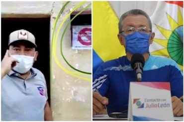 ¡VAYA, VAYA! Gobernador chavista Julio León Heredia reveló que habría sido el ministro de Salud quien aprobó marcar casas de personas contagiadas en Yaracuy (+Audio)