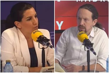 ¡SIN TITUBEOS! “Si usted es tan valiente, levántese y lárguese”: candidata rival a la presidencia de la Comunidad de Madrid se las cantó a Pablo Iglesias (+Video)