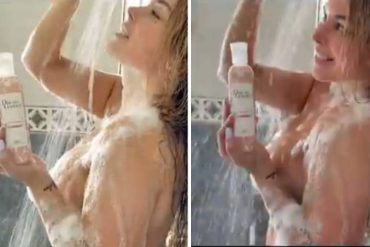 ¡QUÉ CALOR! Roxana Díaz causó paros cardíacos en Instagram tras publicar un sugerente video semidesnuda en la ducha (+Prepárese)