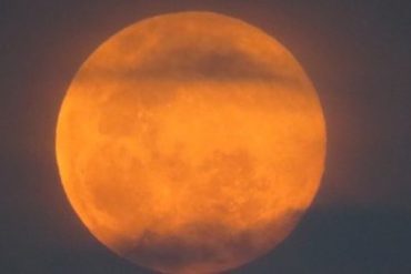 ¡HERMOSA! La superluna rosa regaló una mágica noche a los caraqueños este #26Abr (+Fotos +Video)